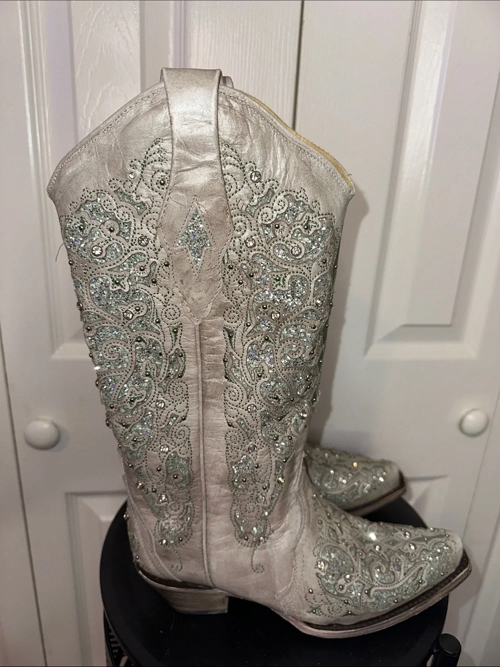 CORRAL Handmade glitter Inlay western Boots